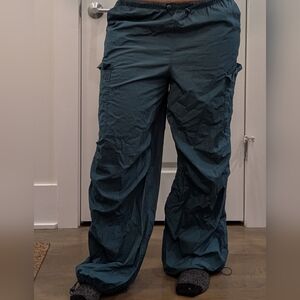 Teal Cargo Pants